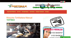 Desktop Screenshot of maquinastortilladorasmanuales.com